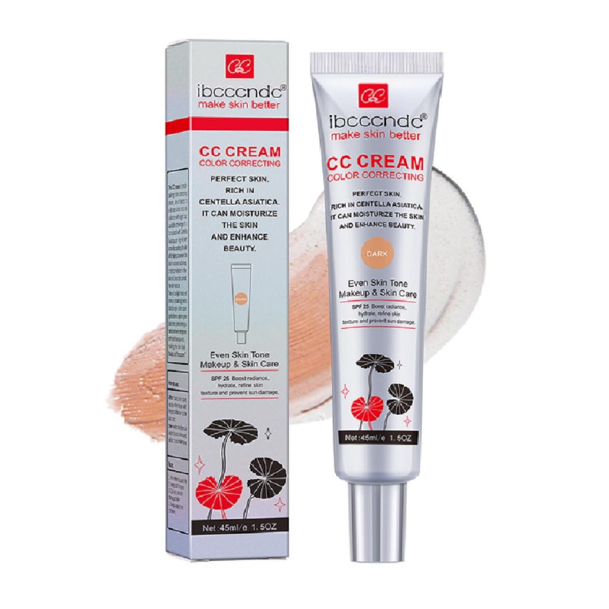 WFWJ CC cream front tube showing Dark shade label and SPF 25 for everyday convenience