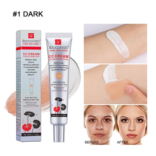 WFWJ CC cream texture swipe demonstrating smooth, hydrating formula for even coverage