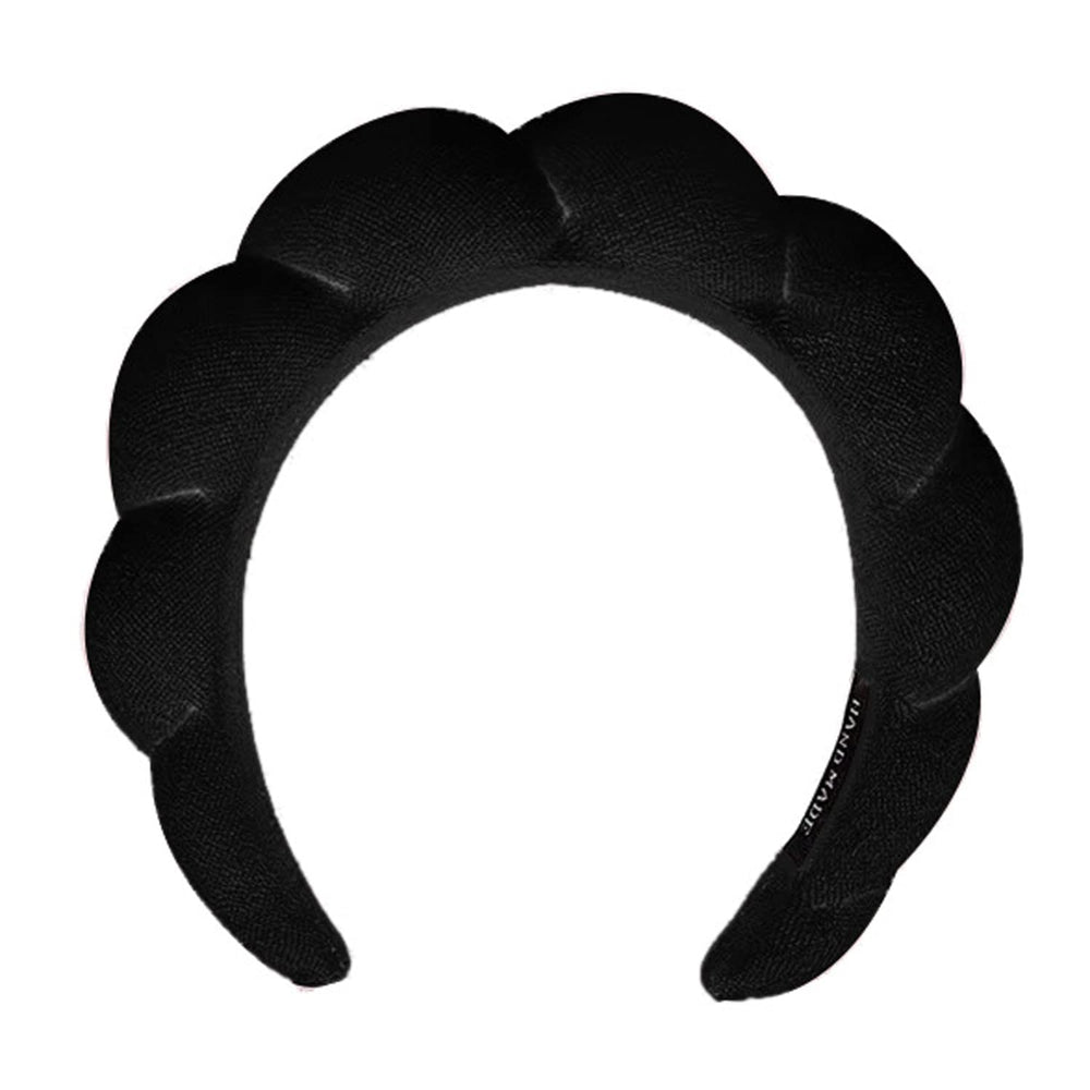 WFWJ front view headband showing neat black appearance and easy use