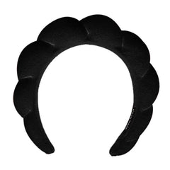 WFWJ front view headband showing neat black appearance and easy use