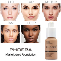 WFWJ PHOERA before and after split-face showing concealed imperfections