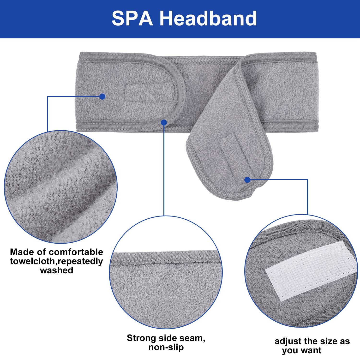 Whaline adjustable strap detail showing secure fit and easy sizing benefit