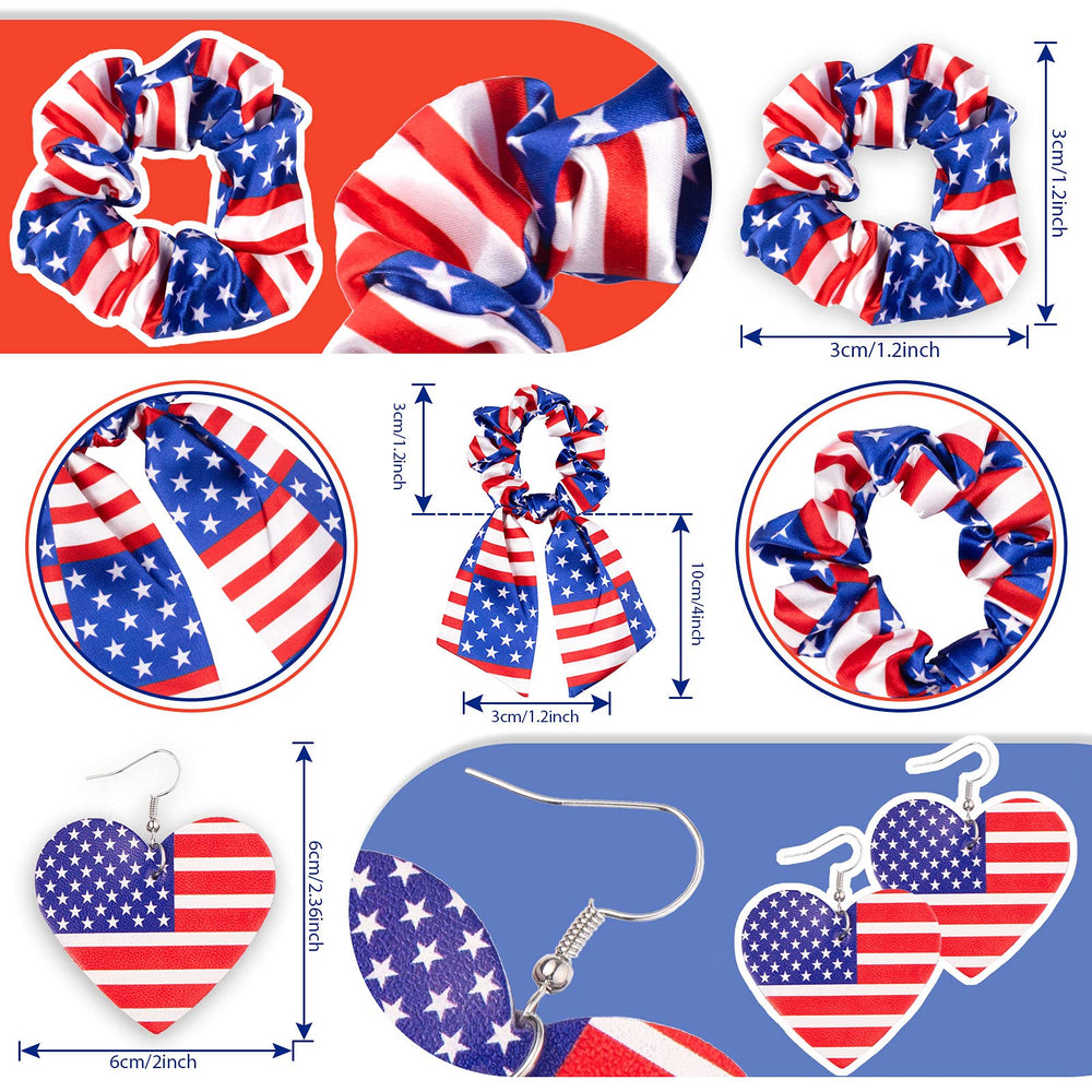 Whaline faux-leather flag heart earrings close-up offer lightweight flair