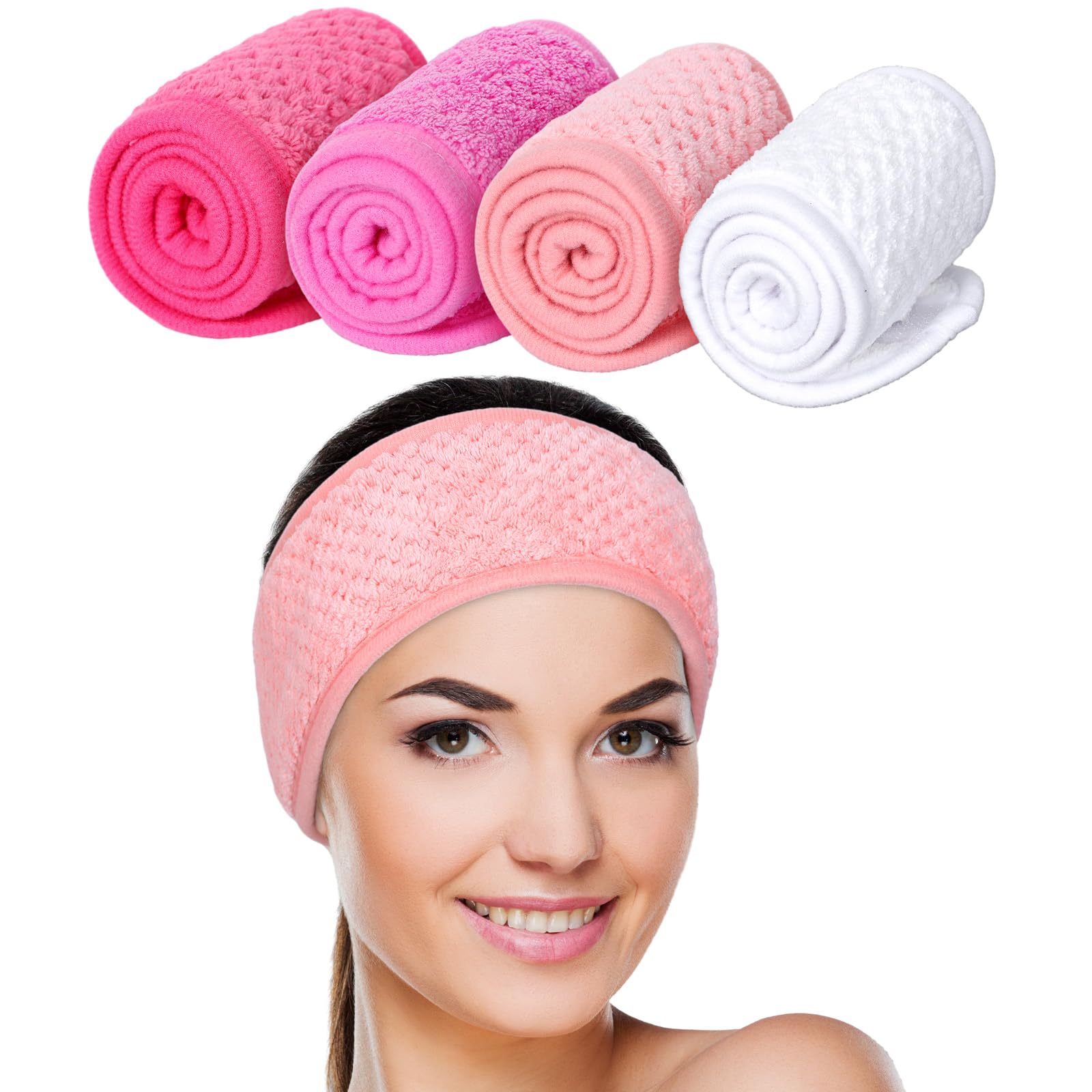 Whaline front pack showing four headband colors, convenient replacement