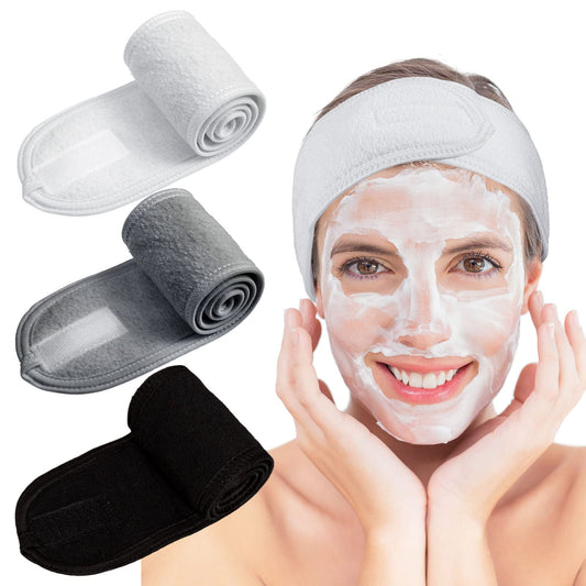 Whaline headbands front view showing three colors and tidy packaging benefit