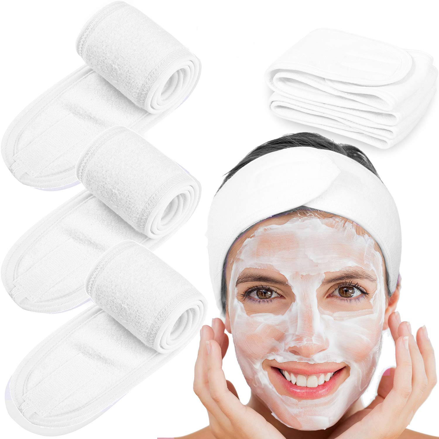 Whaline front view of headbands showing neat packaging and ready use benefit