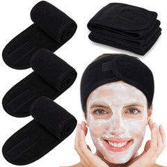 Whaline headband front view showing neat edges and black color for polished look