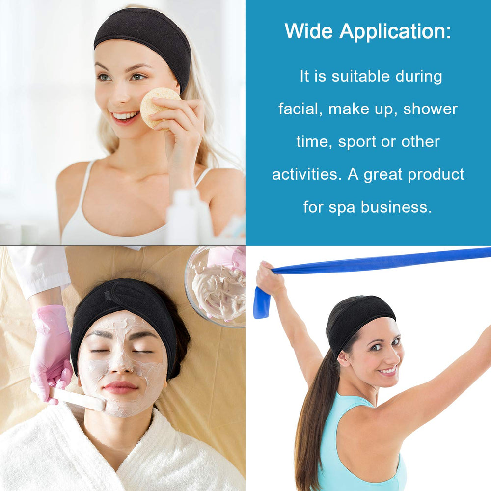 Whaline four-pack headbands neatly arranged for rotation and travel convenience