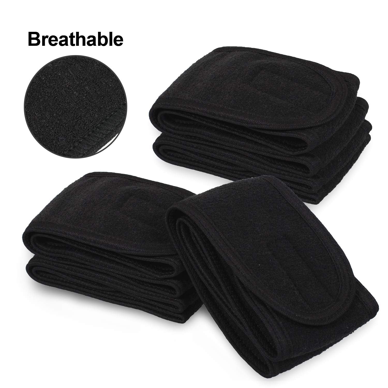 Whaline headband stretched by hands demonstrating elasticity and secure fit