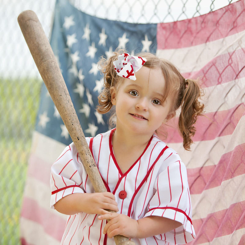 Whaline lifestyle shot at a baseball field showing spirited accessory for events