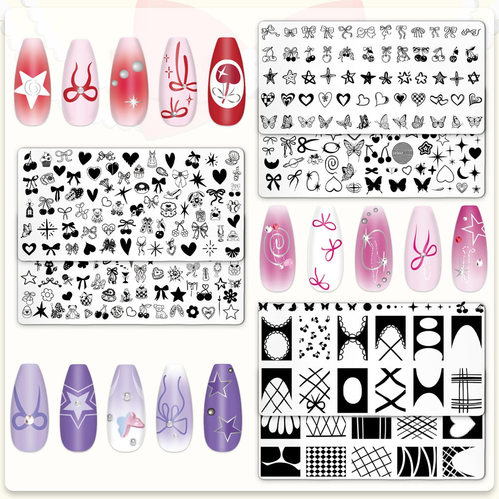 Whaline plates beside a ruler showing 4.7 x 2.4 inch size for proper fit