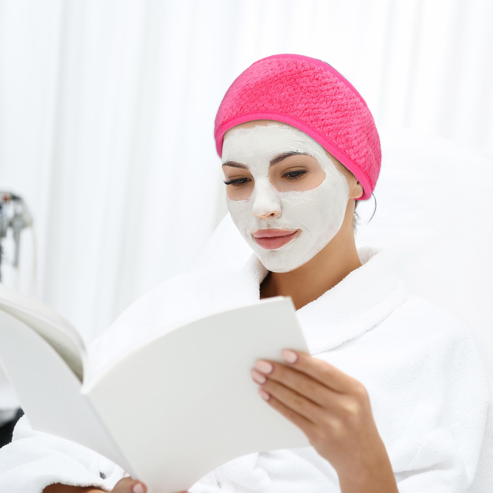 Whaline in spa setting demonstrating professional-ready hair control