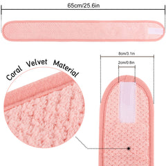 Whaline coral fleece texture close-up highlighting softness and absorbency