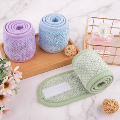 Whaline folded headbands in travel pouch for compact, portable convenience