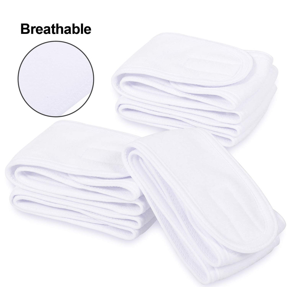 Whaline worn on model keeping hair back for makeup and skincare benefit