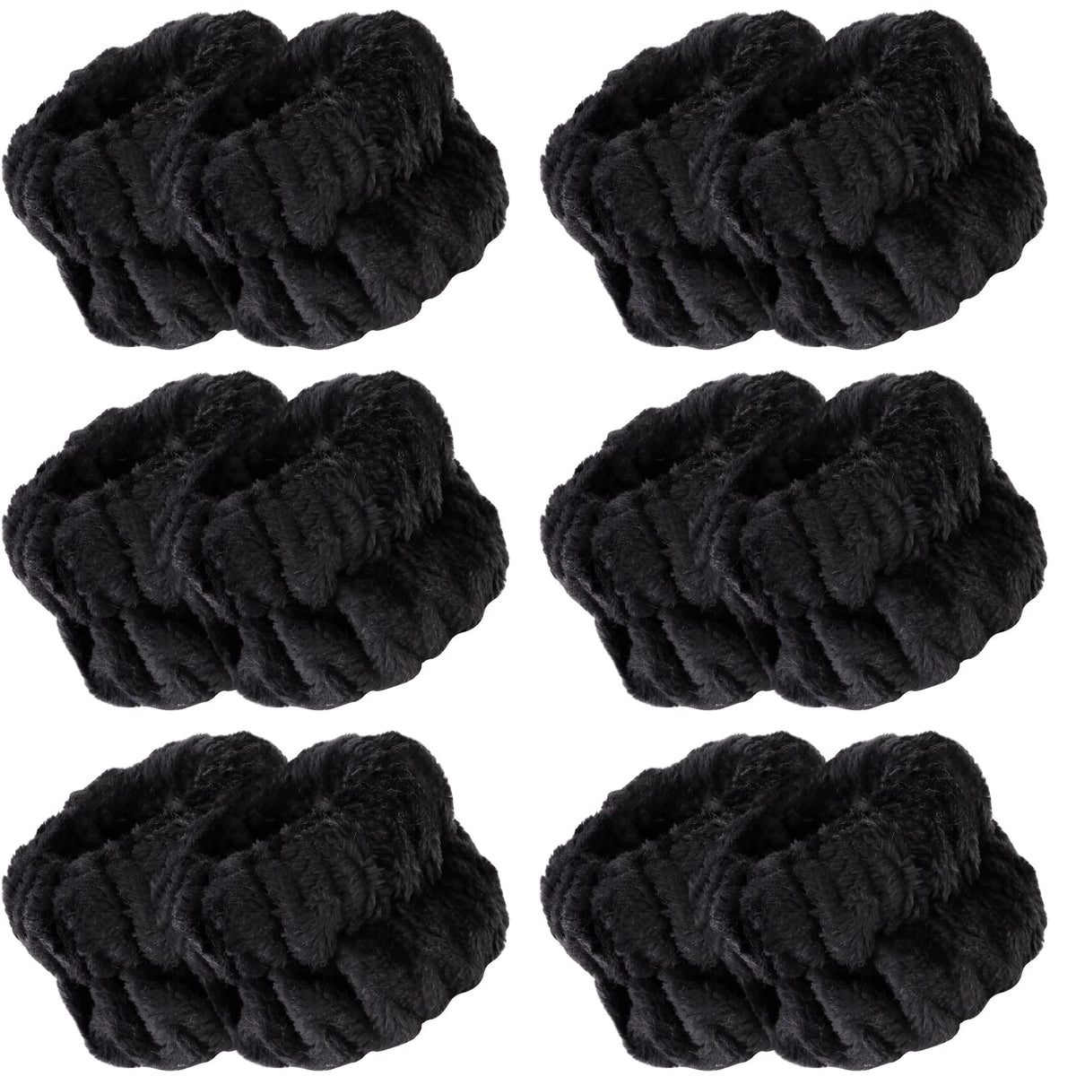 WHAVEL front view of six pairs wrist towels showing neat packaging and convenience