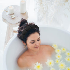 WHAVEL gift-ready packaging with spa set styled for gifting on special occasions