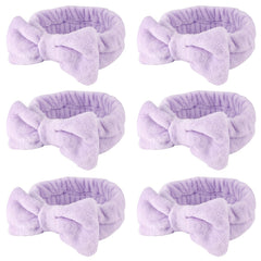 WHAVEL front view of six purple headbands showing value and convenience