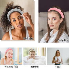 WHAVEL headband on hand for scale showing compact, travel-friendly size