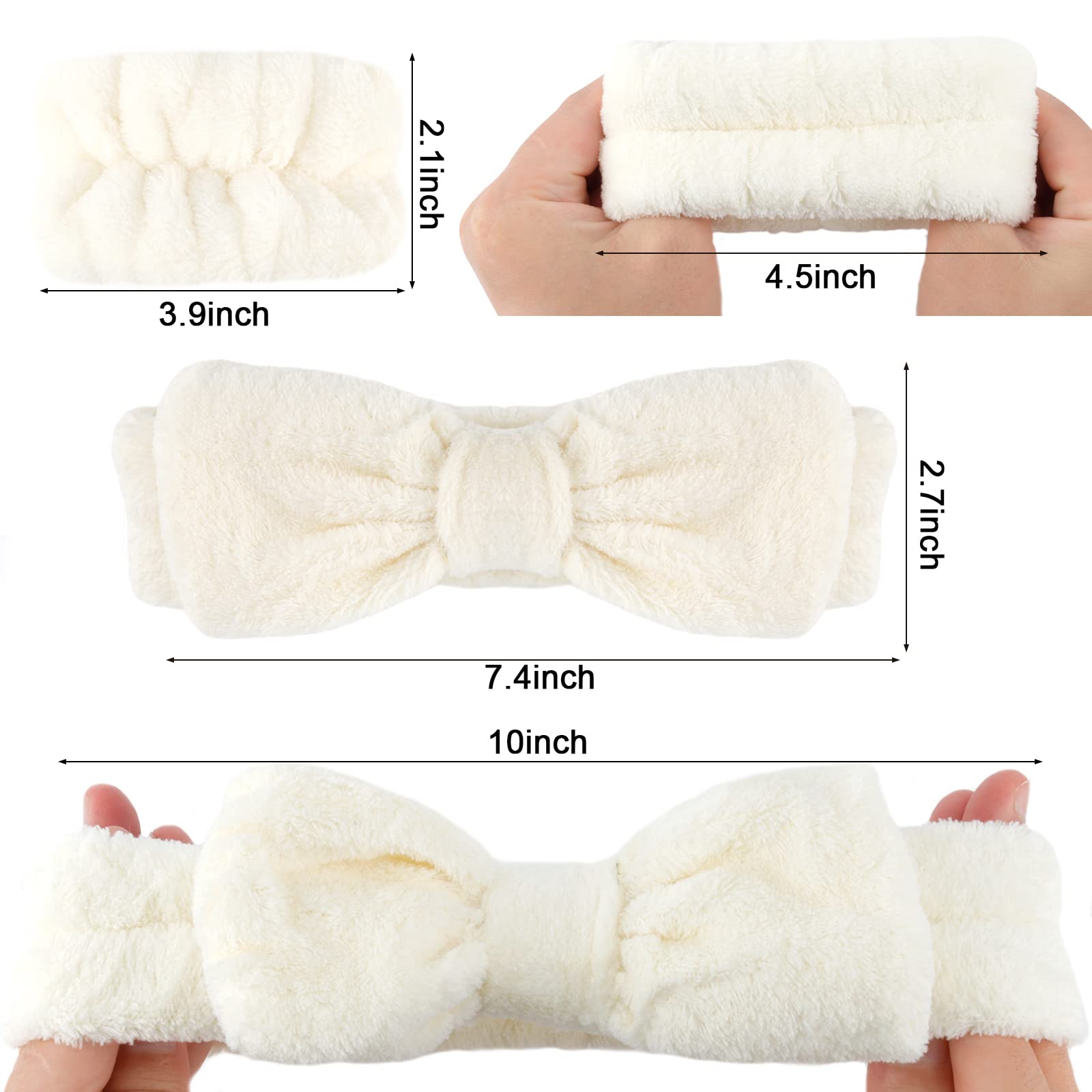 WHAVEL headband beside ruler for size scale comparison and easy fit information