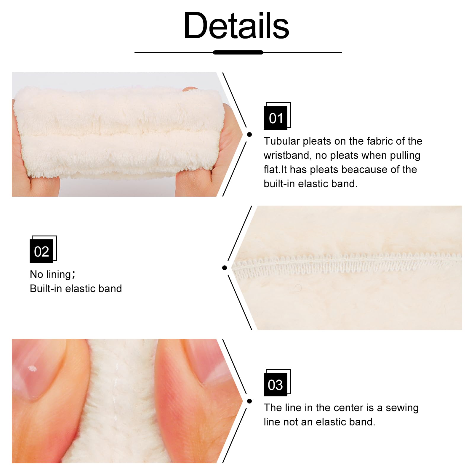 WHAVEL wristband elastic detail displaying secure non-slip grip