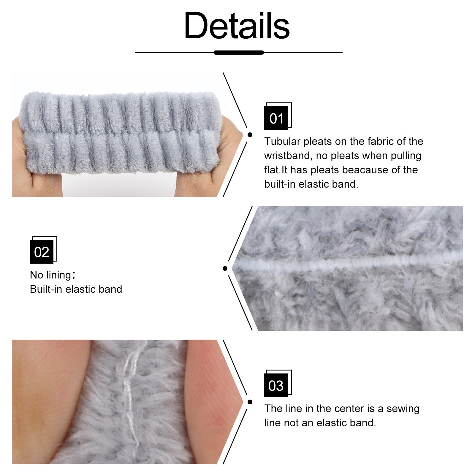 WHAVEL wristband on wrist catching water to protect sleeves during washing