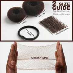 whisrvival 12-inch invisible hairnet mesh detail blends seamlessly