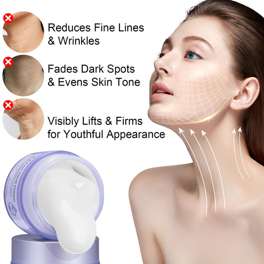 WHLH & WELL-BEING creamy texture close-up demonstrating lightweight, fast-absorbing feel