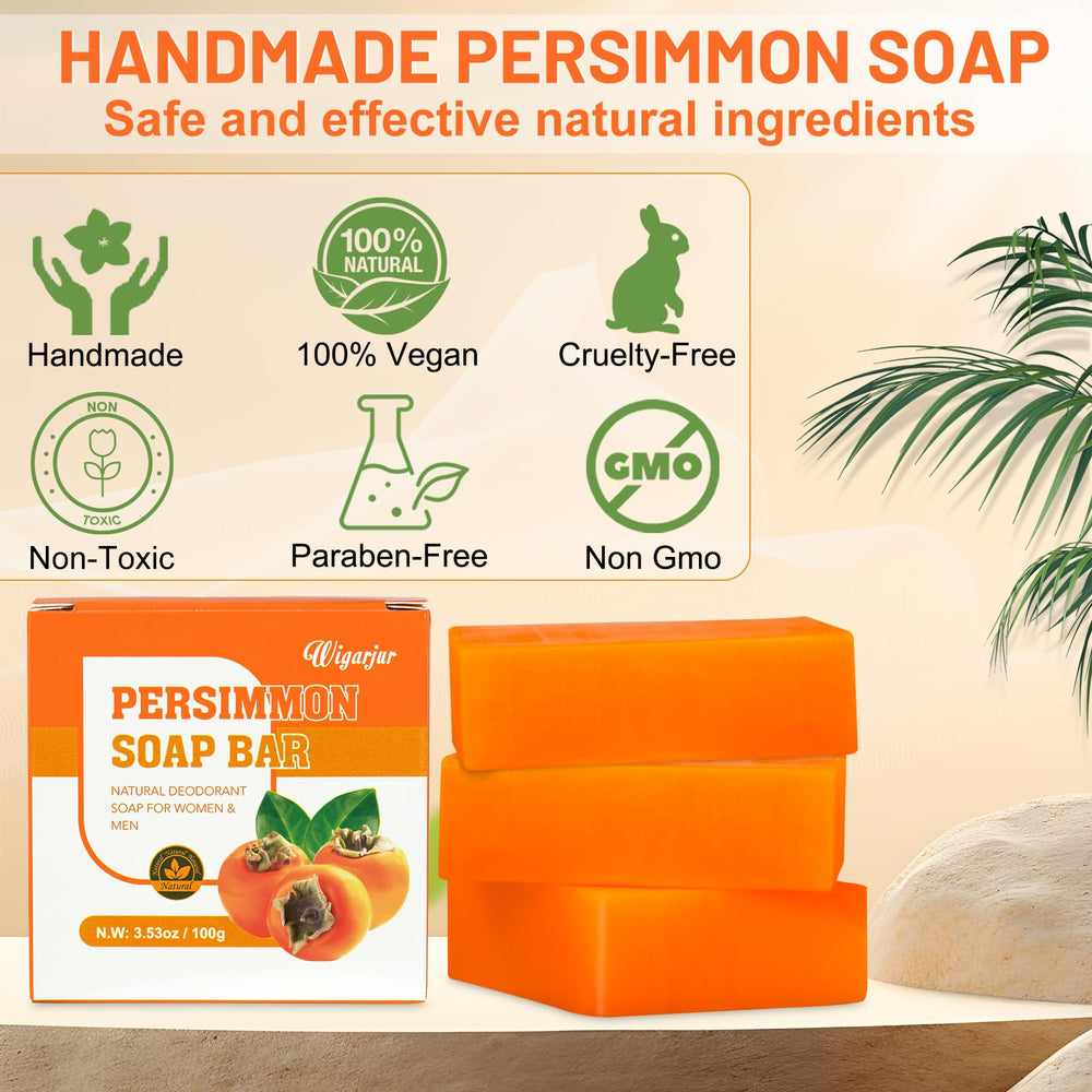 wigarjur product label showing persimmon ingredients and natural benefit