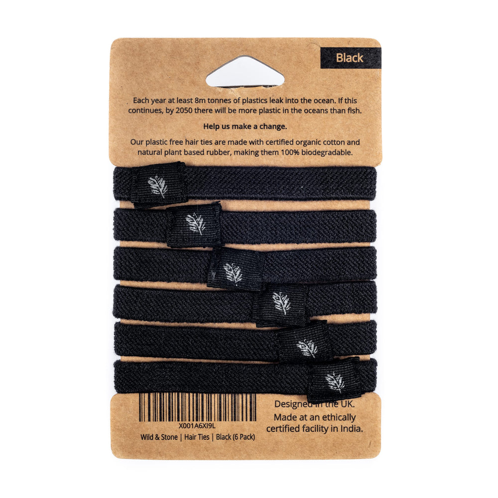 Wild & Stone close-up of organic cotton texture on hair band, gentle on hair benefit