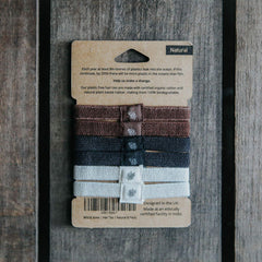 Wild & Stone cotton texture close-up showing soft weave for gentle hold and no snagging