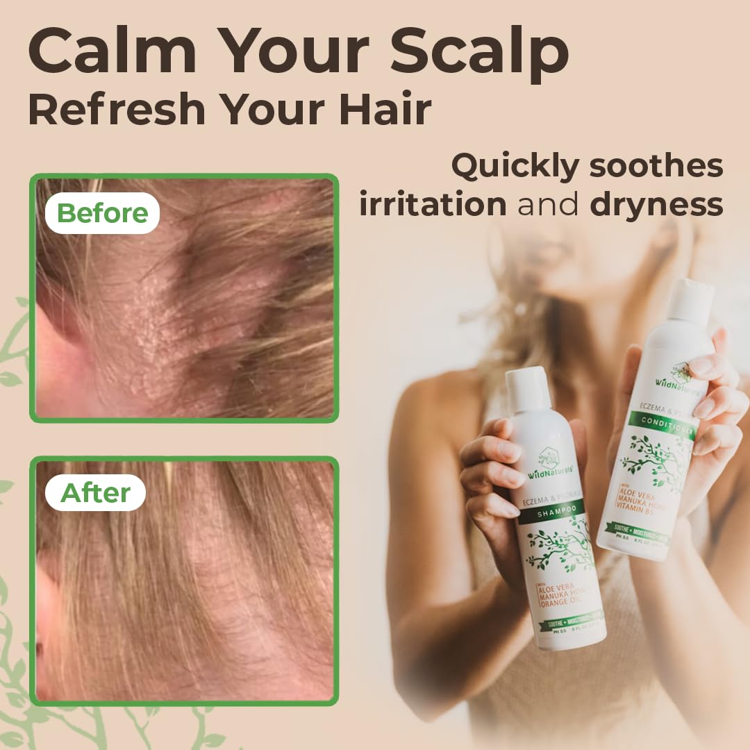 Wild Naturals in-use application on wet hair demonstrating easy spread and comfort