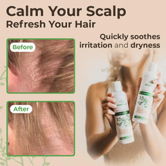 Wild Naturals in-use application on wet hair demonstrating easy spread and comfort