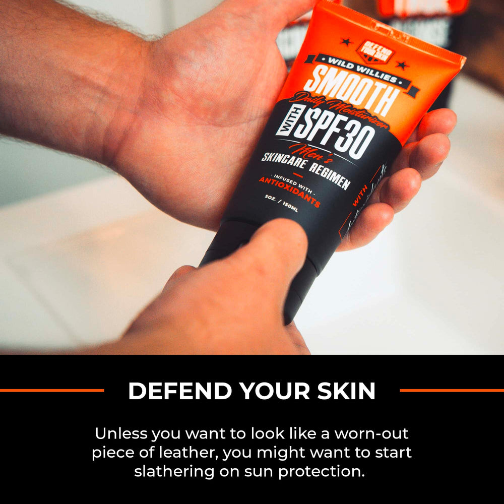 Wild Willies applied on hand demonstrating quick, non-greasy feel