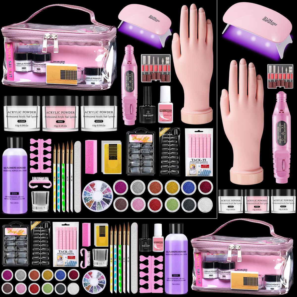 Wilfniee front packaging showing full kit and neat organization, easy setup benefit