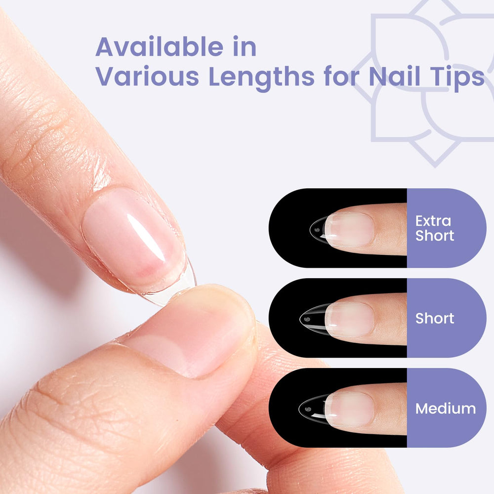 Wilfniee press-on application example demonstrating easy glue-on, no-filing needed benefit