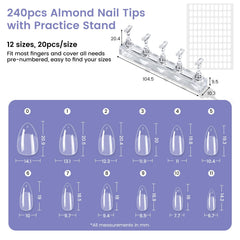 Wilfniee layout showing 12 sizes organized to find perfect fit easily