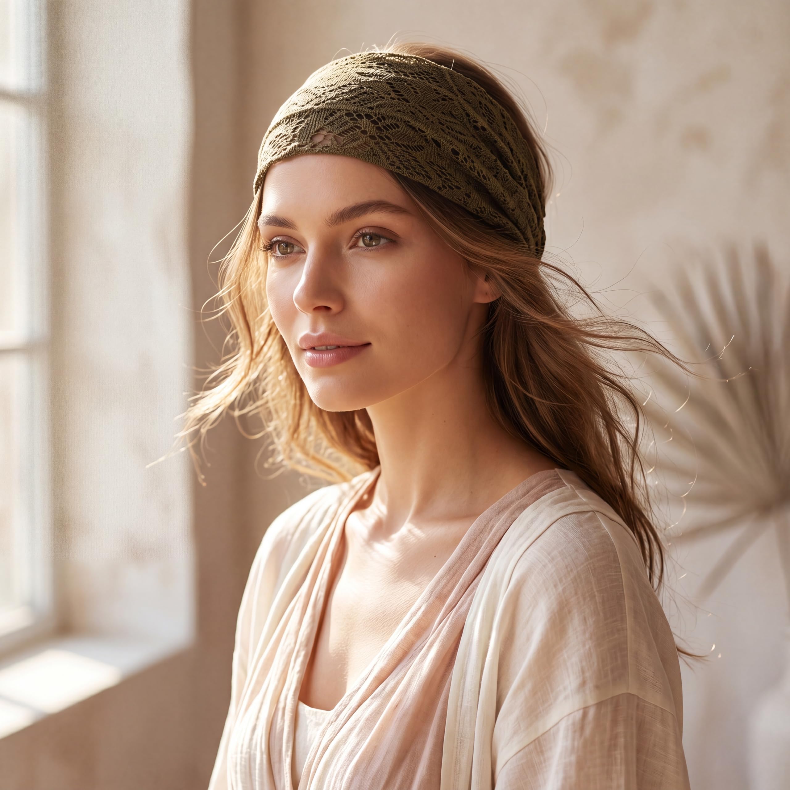 WILLBOND bandana opened flat showing full width and styling versatility