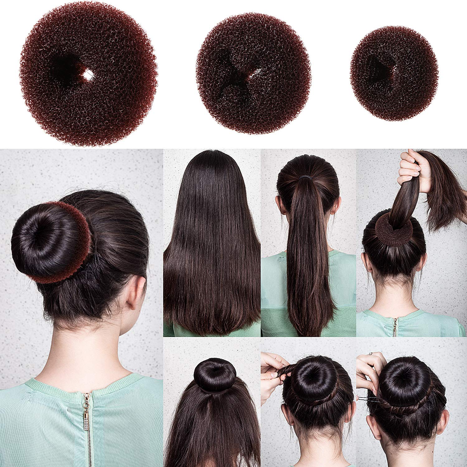 WILLBOND bobby pins and elastic bands detail for secure long-lasting hold