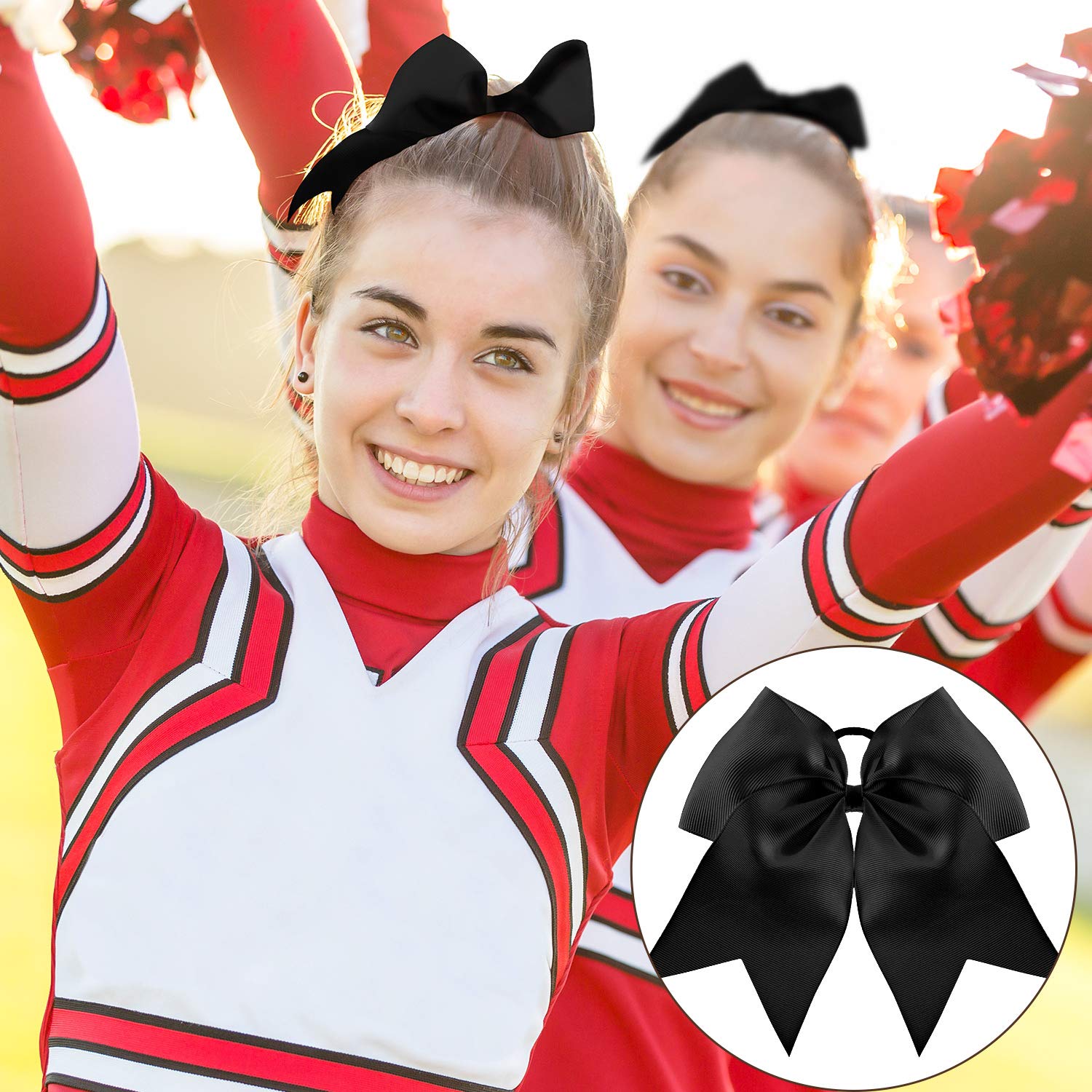 WILLBOND bow worn in a high ponytail on teen athlete showing stability during activity