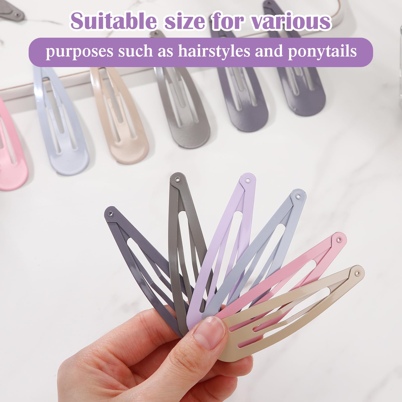WILLBOND clip held in hand showing 3.1 inch scale and easy-grip benefit