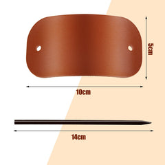 WILLBOND close-up faux leather texture showing durable finish and gentle hair grip