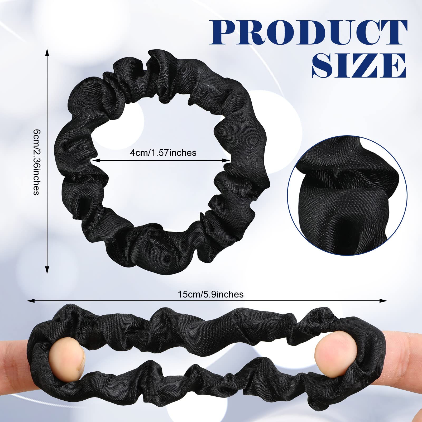WILLBOND satin texture close-up highlighting smooth fabric that reduces hair friction