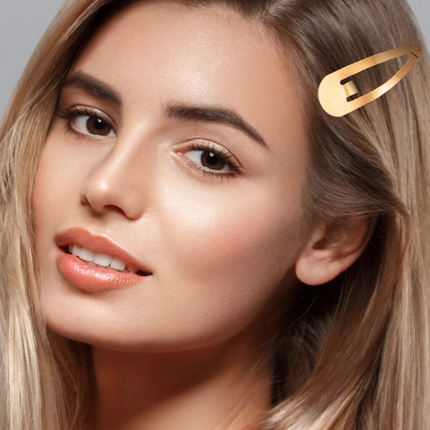 WILLBOND trio of gold silver and black clips to match many outfits