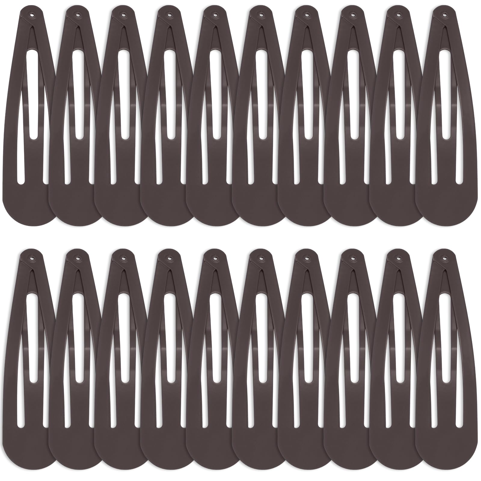 WILLBOND front view of 30 dark blue metal snap clips showing quantity and color benefit