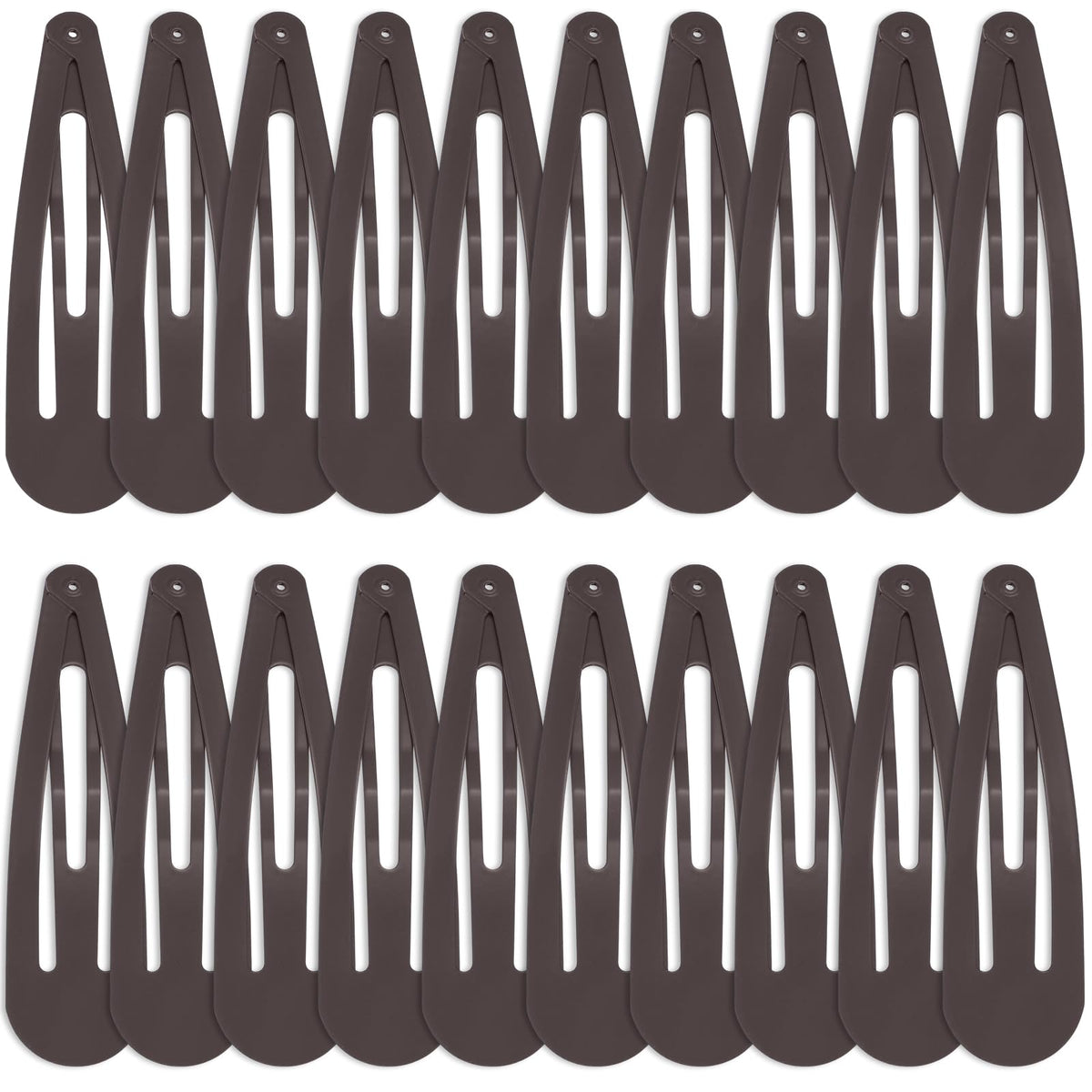 WILLBOND front view of 30 dark blue metal snap clips showing quantity and color benefit