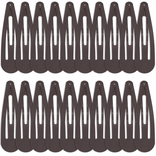 WILLBOND front view of 30 dark blue metal snap clips showing quantity and color benefit