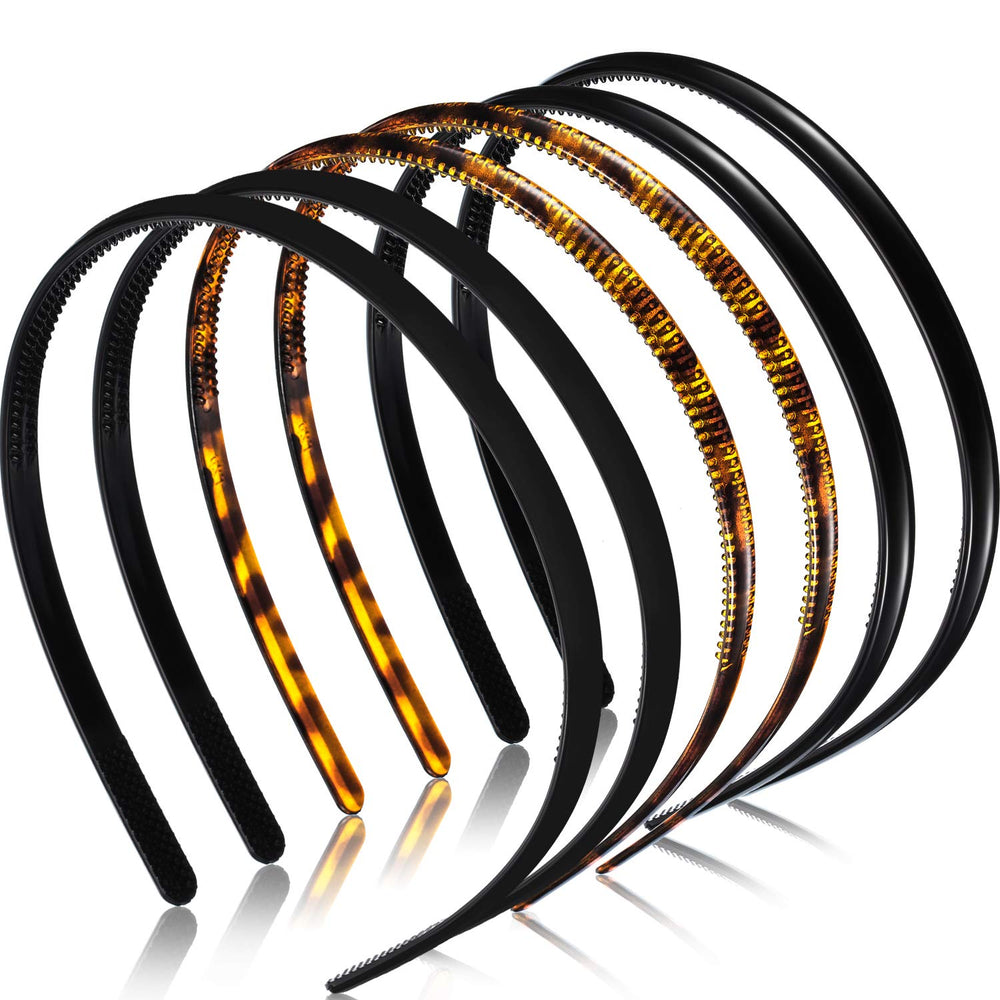 WILLBOND front view of six headbands showing packaging and neat arrangement for easy selection