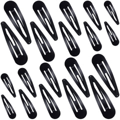 WILLBOND front view of black barrette pack showing all sizes, versatile styling