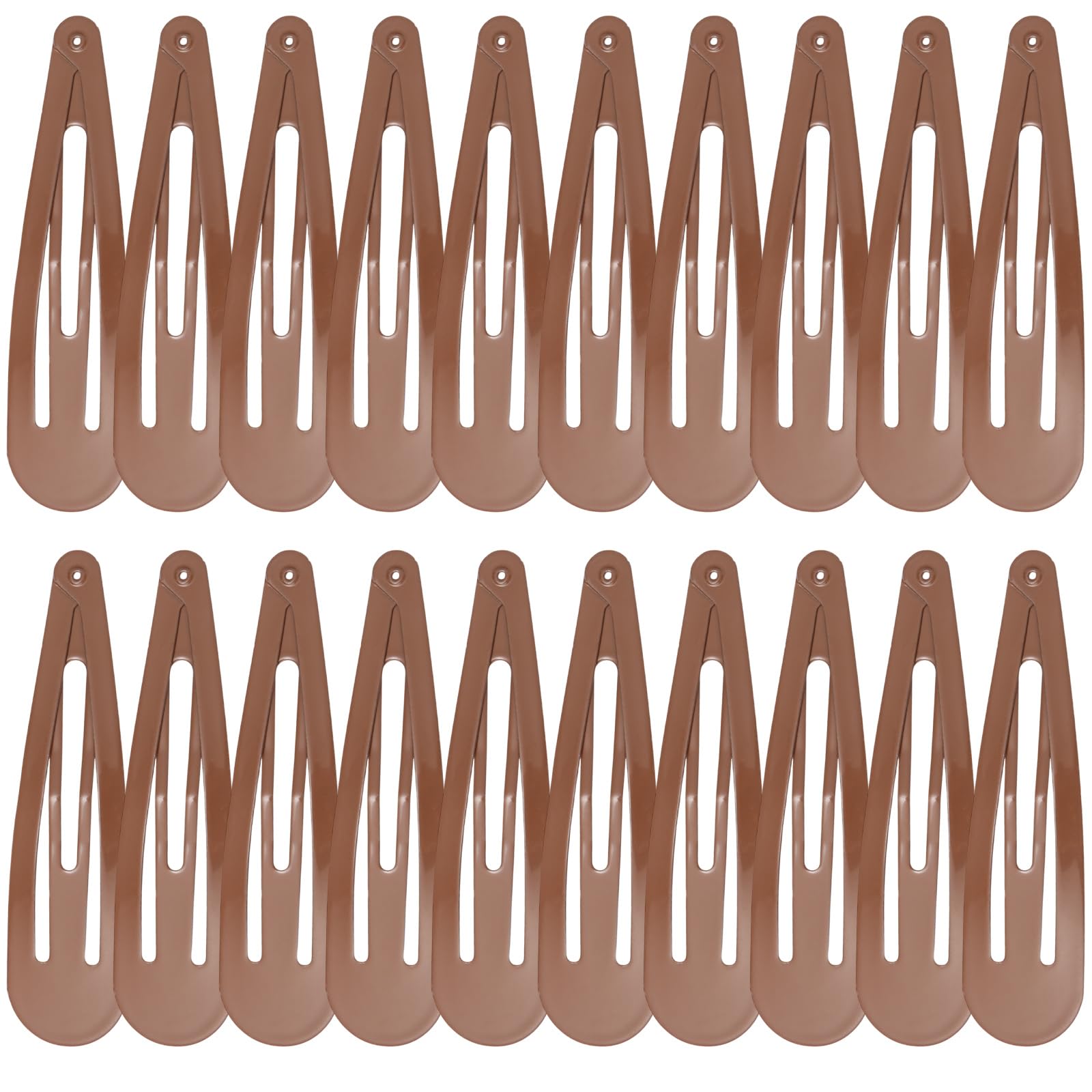 WILLBOND front view of 30 brown clips showing quantity and neat packaging